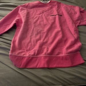 Rensuke thermochro  color change pink loose sweatshirt 1500.00